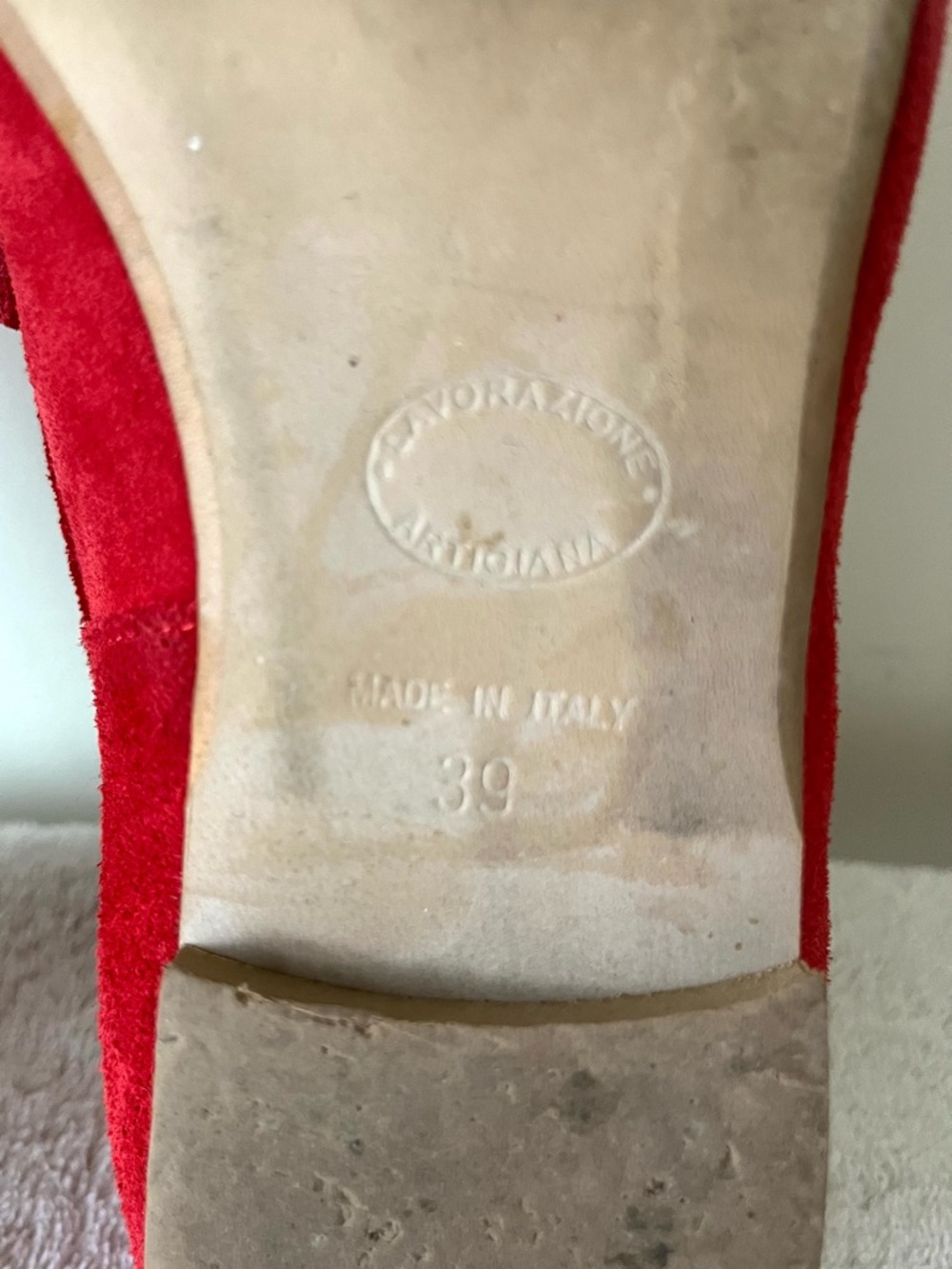 Riccardo Boccia Italian Suede Loafers 39 - Picture 4 of 4